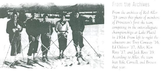 First Princeton Ski Team